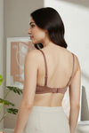Zivame At Work Padded Non Wired 3/4Th Coverage T-Shirt Bra - Beaver Fur — thumbnail 3